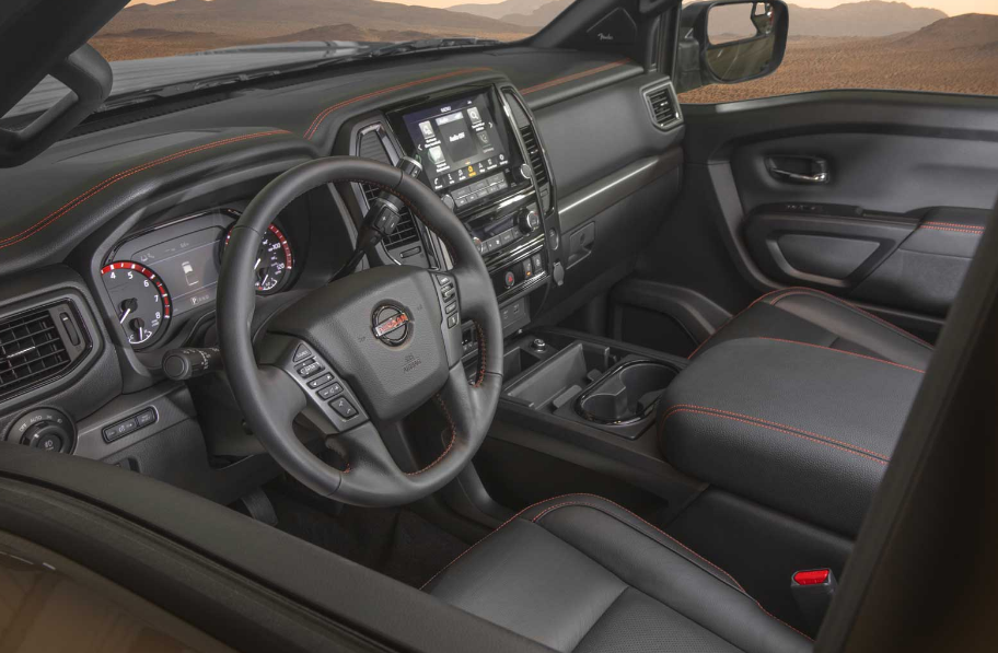 New 2023 Nissan Titan Pro 4X Interior