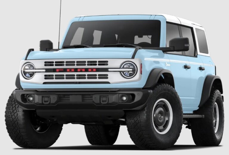 2024 Ford Bronco Heritage Edition Colors Exterior Colors & Interior